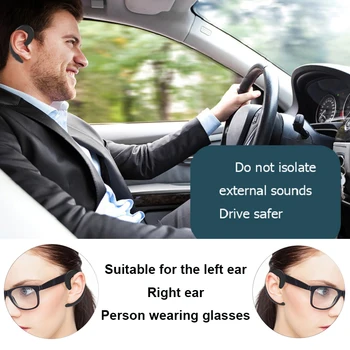 Waterproof Wireless Bluetooth 4.1 Earphones Bone Conduction Stereo Headset Sports Headphone Driving Earpiece earbuds with Mic
Waterproof Wireless Bluetooth 4.1 Earphones Bone Conduction Stereo Headset Sports Headphone Driving Earpiece earbuds with Mic