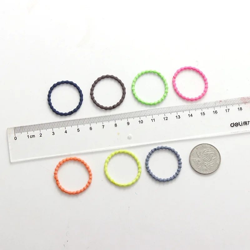 20/50Pcs/Set Girls Colorful Spiral Elastic Hair Bands Ponytail Holders Kids Rubber Band Hair Tie Scrunchies Hair Accessories