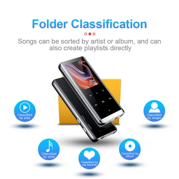 Bluetooth MP4 Mini HIFI Music Walkman Player Radio Multi-Player Support A Variety Of Music Format Colorful Black Zinc Alloy Body
Bluetooth MP4 Mini HIFI Music Walkman Player Radio Multi-Player Support A Variety Of Music Format Colorful Black Zinc Alloy Body