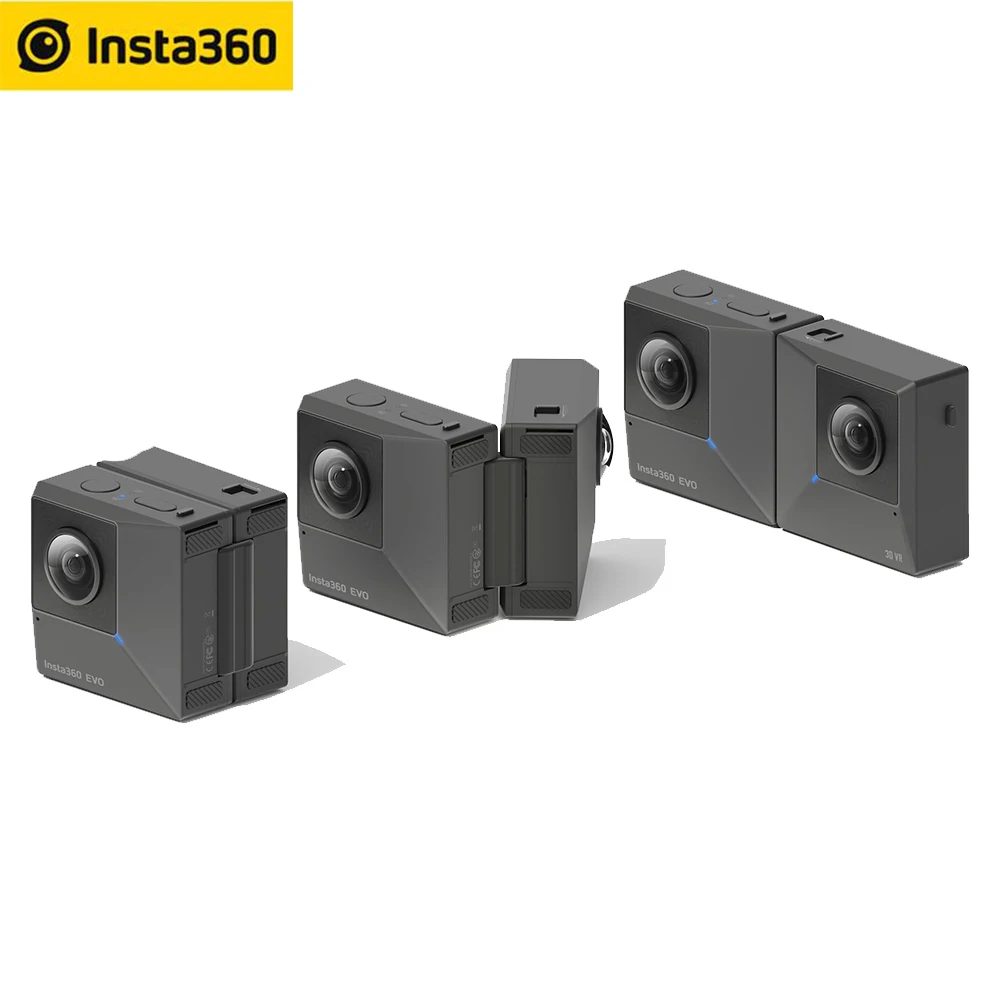 Insta360 EVO 360 VR Panoramic 3D Camera 5.7K Video Action Camera for Android iPhone XS/XS Max/XR/X/8/8 Plus/7/7 plus/6s/6s plus
Insta360 EVO 360 VR Panoramic 3D Camera 5.7K Video Action Camera for Android iPhone XS/XS Max/XR/X/8/8 Plus/7/7 plus/6s/6s plus