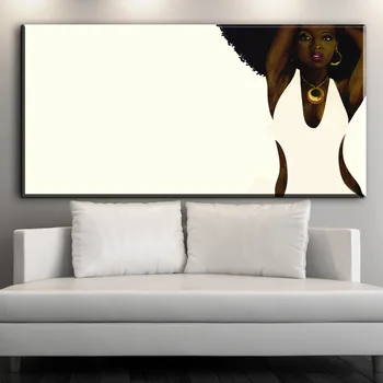 Wall Art African American Black Abstract Portrait Art Canvas Afro Women Poster Canvas Painting for Room Wall Decor
Wall Art African American Black Abstract Portrait Art Canvas Afro Women Poster Canvas Painting for Room Wall Decor