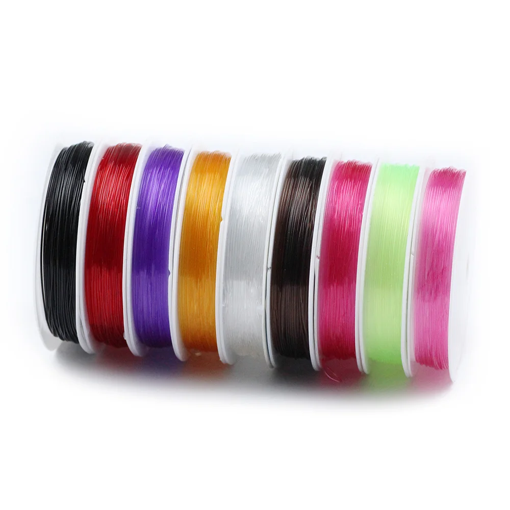 0.6-1mm Transparent Colorful Elastic Crystal Beading Rope Cord Thread String For DIY Bracelet&Necklace Jewelry Making Findings
0.6-1mm Transparent Colorful Elastic Crystal Beading Rope Cord Thread String For DIY Bracelet&Necklace Jewelry Making Findings