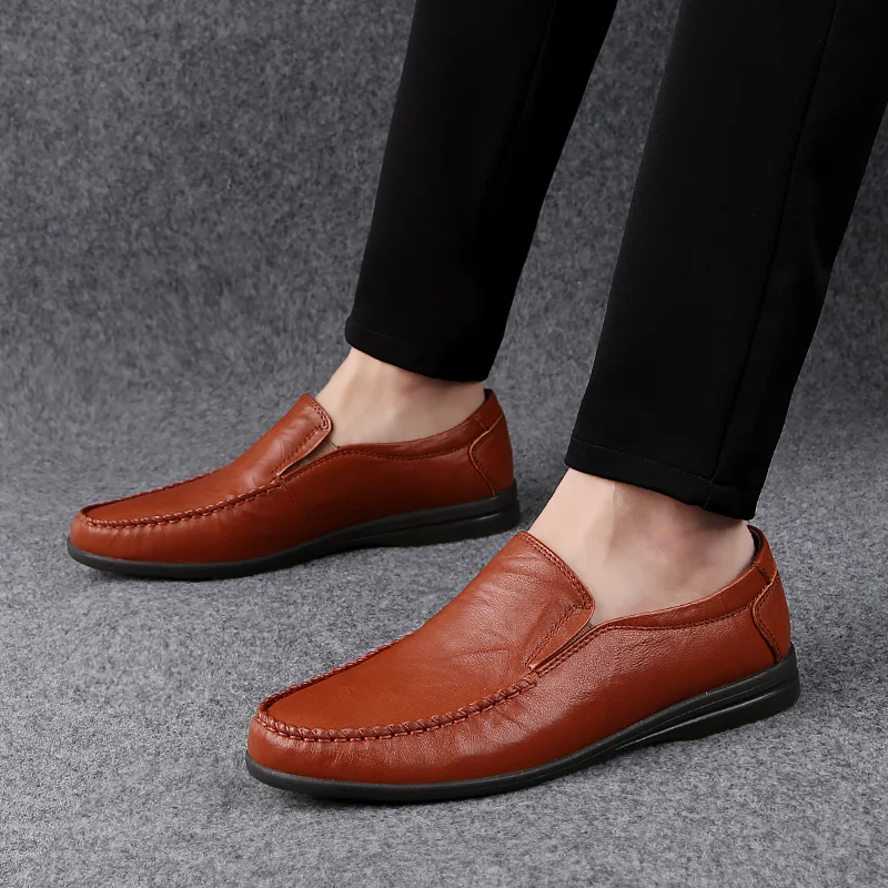 Brand New 2019 Black Men Loafers Shoes Luxury Slip-on Moccasins Casual Men Shoes Suede Leather Men's Flats Shoes %11601 
Brand New 2019 Black Men Loafers Shoes Luxury Slip-on Moccasins Casual Men Shoes Suede Leather Men's Flats Shoes %11601
