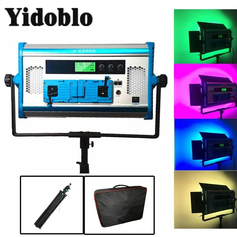 Pro APP Control RGB LED Lamp Photography Continuous Lighting DMX Compatible Photo Studio Video Film Light + tripod + handbag
Pro APP Control RGB LED Lamp Photography Continuous Lighting DMX Compatible Photo Studio Video Film Light + tripod + handbag