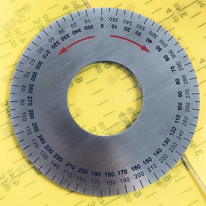 Diameter:150mm Inner D:60mm Thickness:2mm Clockwise and Counterclockwise Disc Scaling Disk Machine Tool Scaling Disk
Diameter:150mm Inner D:60mm Thickness:2mm Clockwise and Counterclockwise Disc Scaling Disk Machine Tool Scaling Disk
