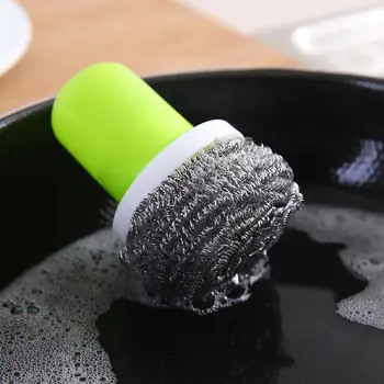 Home Kitchen Stainless Steel Wire Ball Pot Dish Cleaning Brush Washing Scrubber
Home Kitchen Stainless Steel Wire Ball Pot Dish Cleaning Brush Washing Scrubber