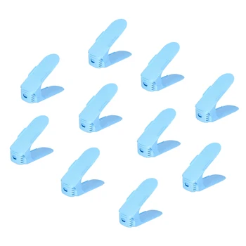HIPSTEEN 10Pcs Adjustable Thicker Plastic Shoe Slots Organizer Shoe Stacker Space Saver Holder Storage Rack Hangers- Nordic Blue
HIPSTEEN 10Pcs Adjustable Thicker Plastic Shoe Slots Organizer Shoe Stacker Space Saver Holder Storage Rack Hangers- Nordic Blue