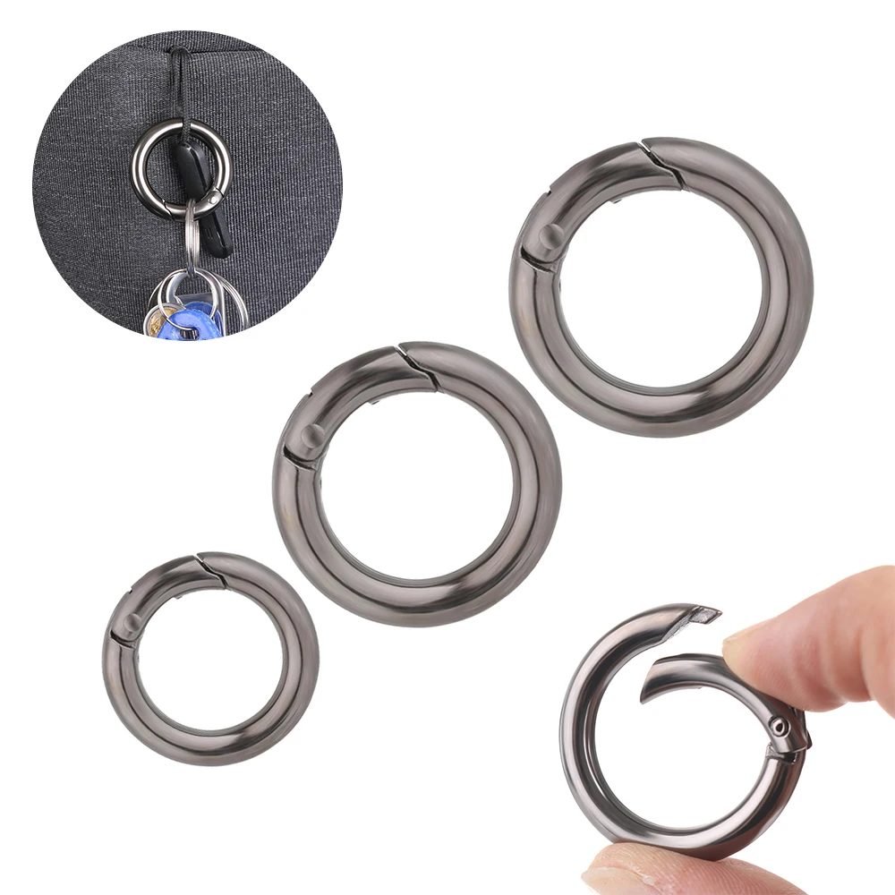 2Pcs Zinc Alloy Bag Buckles Plated Gate Spring Round Buckles Clips Carabiner Purses Snap Hooks Carabiner Handbags Accessories
2Pcs Zinc Alloy Bag Buckles Plated Gate Spring Round Buckles Clips Carabiner Purses Snap Hooks Carabiner Handbags Accessories