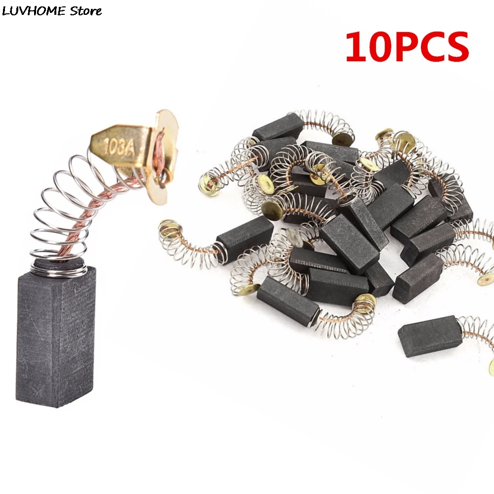 10Pcs Carbon Brushes Spare Parts Mini Drill Electric Grinder Replacement For Electric Motors Rotary Tool 6.5x7.5x13.5mm
10Pcs Carbon Brushes Spare Parts Mini Drill Electric Grinder Replacement For Electric Motors Rotary Tool 6.5x7.5x13.5mm
