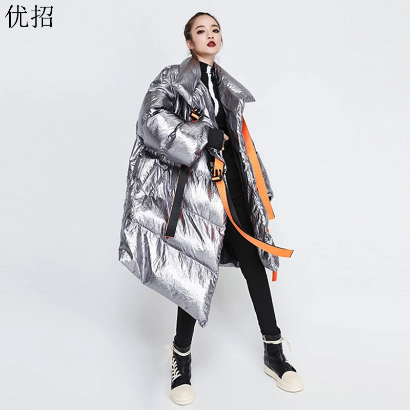 Winter Warm Down Jacket Women Loose Plus Size Bat Long Sleeve Hip Hop Irregular Midi Thick Coat 2020 New Down Cotton Clothes 4XL
Winter Warm Down Jacket Women Loose Plus Size Bat Long Sleeve Hip Hop Irregular Midi Thick Coat 2020 New Down Cotton Clothes 4XL