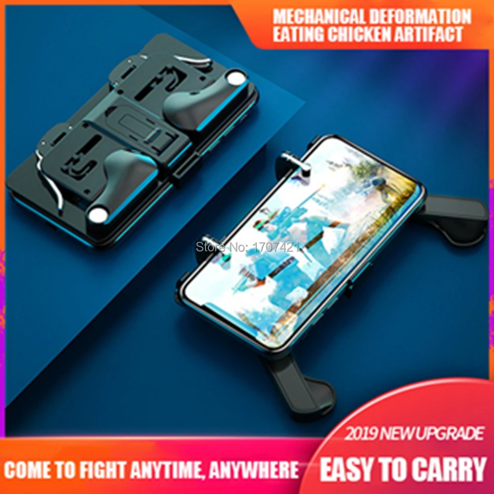 2019 NEW Foldable PUBG Controller Phone Case Gamepad Controller Joystick Cover For iPhone Xiaomi Huawei Oneplus Samsung Phone
2019 NEW Foldable PUBG Controller Phone Case Gamepad Controller Joystick Cover For iPhone Xiaomi Huawei Oneplus Samsung Phone