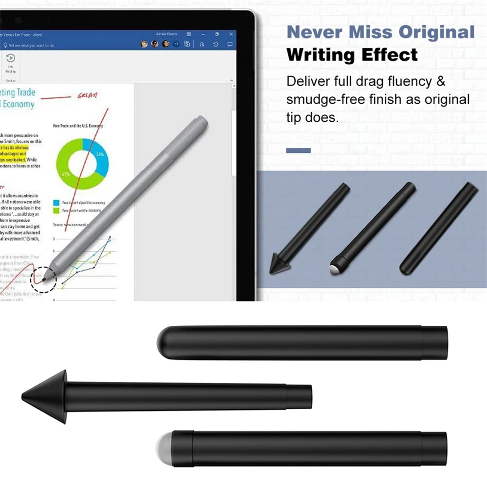 Pen Tips Stylus Pen Tip Replacement Kit HB 2H H for Microsoft Surface Pro 7 6 5 4 Book Studio Go
Pen Tips Stylus Pen Tip Replacement Kit HB 2H H for Microsoft Surface Pro 7 6 5 4 Book Studio Go