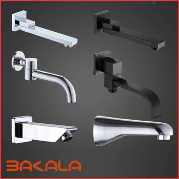 Brass wall mounted faucet spout Square and Round brass chrome spouts bathtub faucet accessories Shower Arm Faucet Effluent
Brass wall mounted faucet spout Square and Round brass chrome spouts bathtub faucet accessories Shower Arm Faucet Effluent