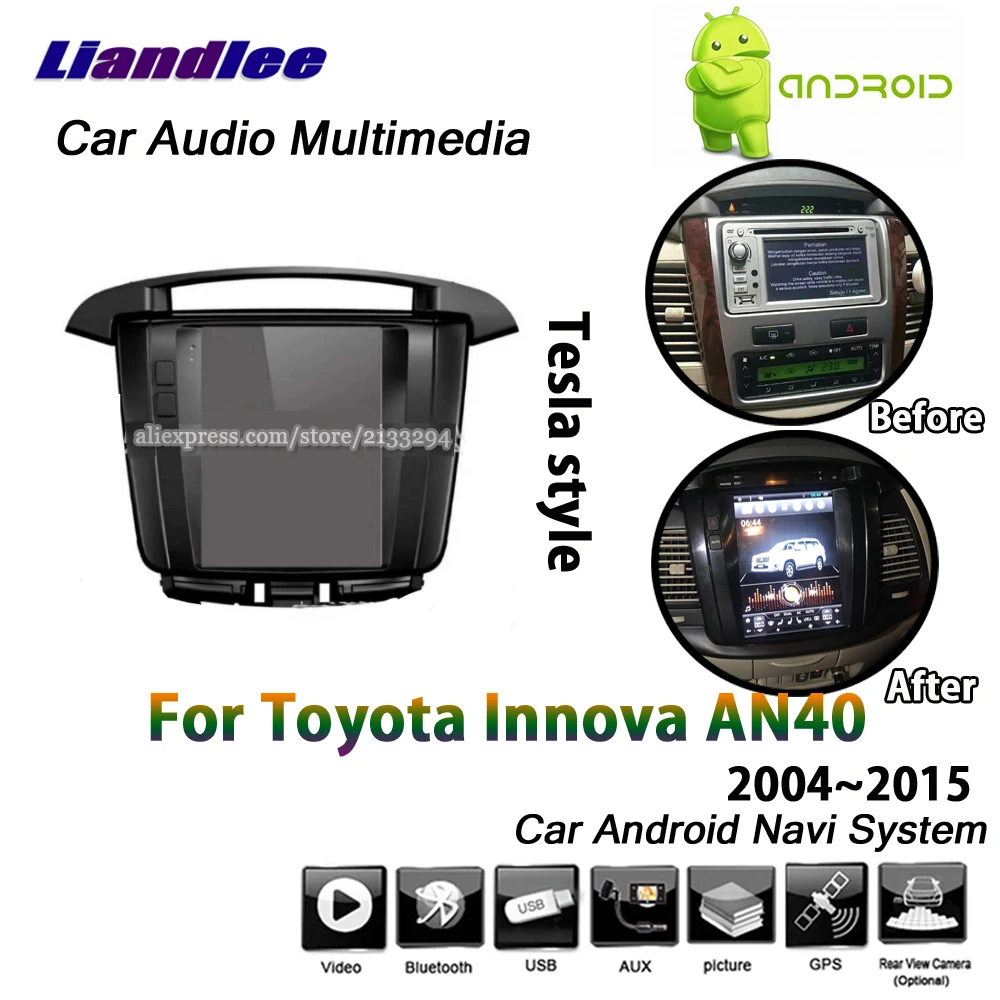 Liandlee Android System For Toyota Innova AN40 2004~2015 Car Vertical Screen Mirror Link Wifi Map GPS Navi Navigation Multimedia
Liandlee Android System For Toyota Innova AN40 2004~2015 Car Vertical Screen Mirror Link Wifi Map GPS Navi Navigation Multimedia