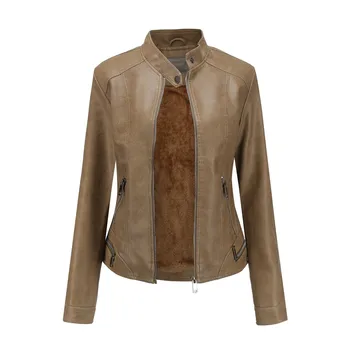 Winter Warm Women Short Coat Leather Jacket Parka Zipper Tops Overcoat Basic Coats Plus Ladies Basic Jackets European size 8.29
Winter Warm Women Short Coat Leather Jacket Parka Zipper Tops Overcoat Basic Coats Plus Ladies Basic Jackets European size 8.29