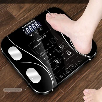 USB Chargeable Body Fat Scale Weight Scale Household Measuring Electronic Scale Fat Scale Accurate Body Scale Chinese Verison
USB Chargeable Body Fat Scale Weight Scale Household Measuring Electronic Scale Fat Scale Accurate Body Scale Chinese Verison