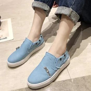 Women Canvas Walking Shoes Slip on Loafers Shoes Woman Loafers Canvas Comfortable Flat Shoes Side zipper Big Size 35-43 Z1-32
Women Canvas Walking Shoes Slip on Loafers Shoes Woman Loafers Canvas Comfortable Flat Shoes Side zipper Big Size 35-43 Z1-32