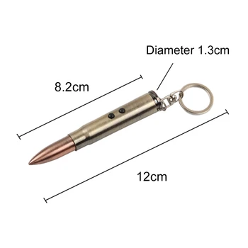 4 in 1 Multifunction Outdoor Self-defense Flashlight Bullet Shaped Pen Survival EDC Laser+Light+Hammer+Ballpoint Self Defense SE
4 in 1 Multifunction Outdoor Self-defense Flashlight Bullet Shaped Pen Survival EDC Laser+Light+Hammer+Ballpoint Self Defense SE