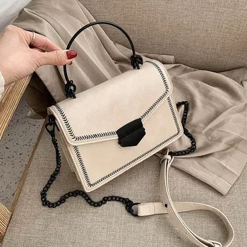 Fashion Chain Solid Handbags Women Crossbody Bags 2020 New Luxury Design Ladies Shoulder Messenger Bags Totes Female Purses
Fashion Chain Solid Handbags Women Crossbody Bags 2020 New Luxury Design Ladies Shoulder Messenger Bags Totes Female Purses