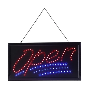 Large Bright LED Shop Sign Board Neon Light Window Door Hang Sign Open Business Store Billboard Advertising Light Board EU
Large Bright LED Shop Sign Board Neon Light Window Door Hang Sign Open Business Store Billboard Advertising Light Board EU