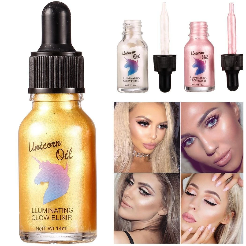 Face Makeup Primer Unicorn Oil Make Up Base Brighten Oil-control Whitening 24K Rose Glod Elixir Facial Illuminating Liquid
Face Makeup Primer Unicorn Oil Make Up Base Brighten Oil-control Whitening 24K Rose Glod Elixir Facial Illuminating Liquid