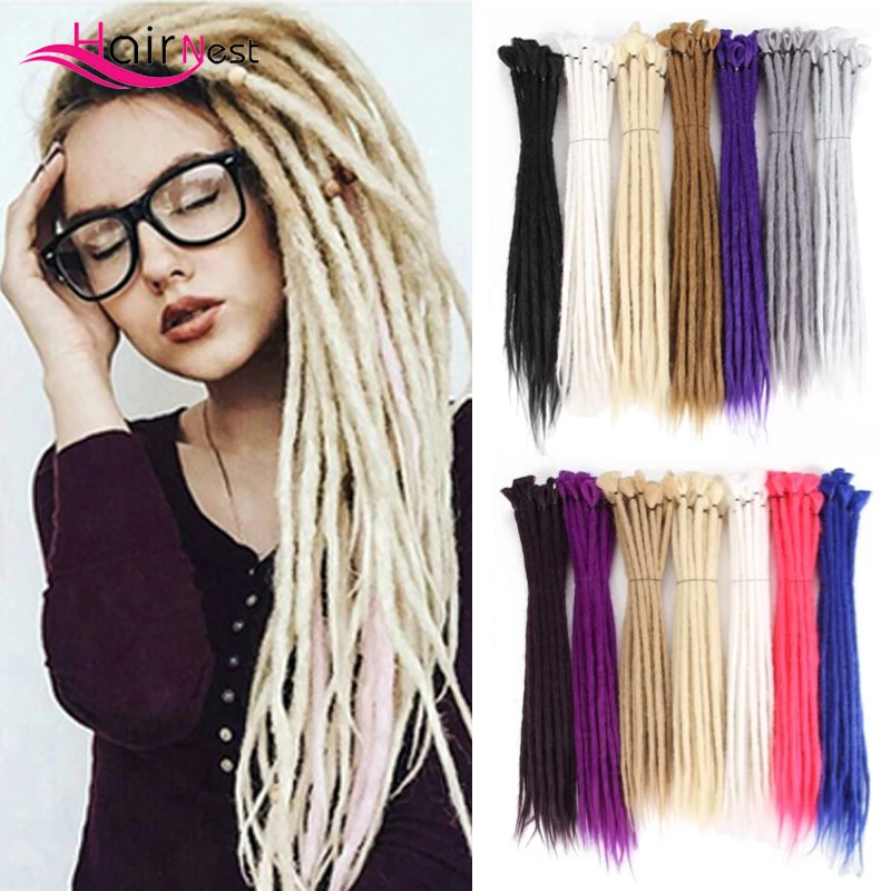 Hair Nest Ombre Crochet Hai Handmade Dreadlocks Crochet Braids Synthetic Hair Extensions 40g/5 Strands/Lot For Black Women & Man
Hair Nest Ombre Crochet Hai Handmade Dreadlocks Crochet Braids Synthetic Hair Extensions 40g/5 Strands/Lot For Black Women & Man