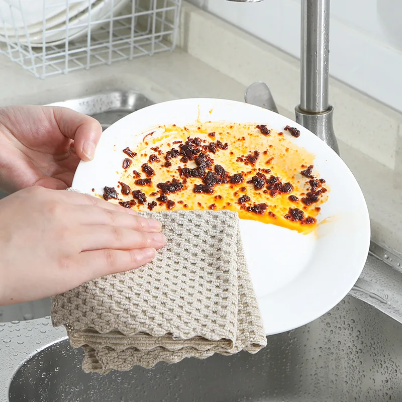 Scouring Pad Soft Scouring Pad Kitchen Cleaning Dish Towel Dry and Wet Household Cleaning Cloth Double-sided Strong Absorbent
Scouring Pad Soft Scouring Pad Kitchen Cleaning Dish Towel Dry and Wet Household Cleaning Cloth Double-sided Strong Absorbent