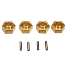 4pcs Brass Wheel Hex Hub Adapter Part for Axial SCX24 90081 SXF10 1/24 RC Car Model Tire Accessories
4pcs Brass Wheel Hex Hub Adapter Part for Axial SCX24 90081 SXF10 1/24 RC Car Model Tire Accessories