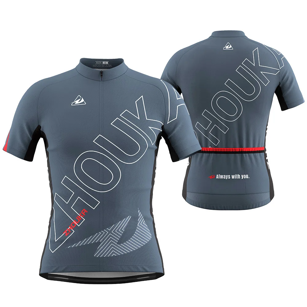 Zhouka Hot Sale Men's Short Sleeves Cycling Jersey Full Cover Zipper Bicycle Top
Zhouka Hot Sale Men's Short Sleeves Cycling Jersey Full Cover Zipper Bicycle Top