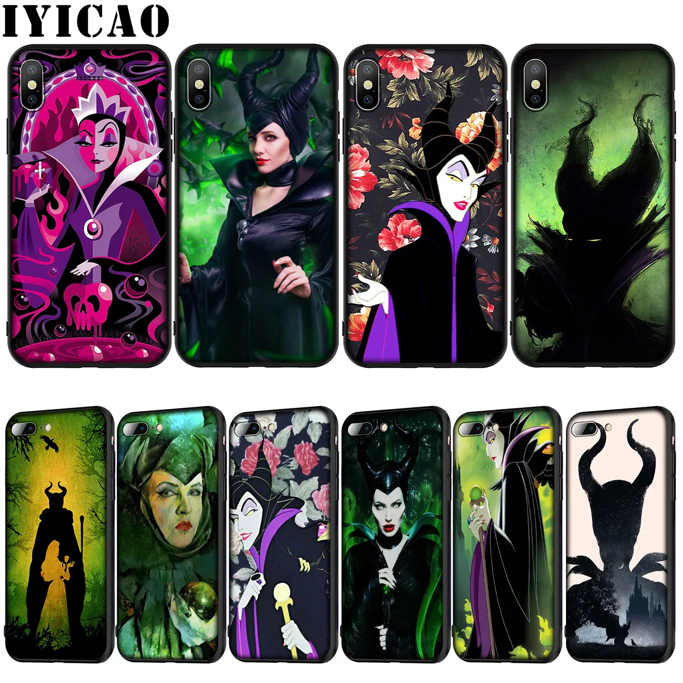 IYICAO Snow White berry Maleficent Soft Silicone Cover Case for iPhone XR X XS 11 Pro Max 10 6 6S 7 8 Plus 5 5S SE Phone Case
IYICAO Snow White berry Maleficent Soft Silicone Cover Case for iPhone XR X XS 11 Pro Max 10 6 6S 7 8 Plus 5 5S SE Phone Case