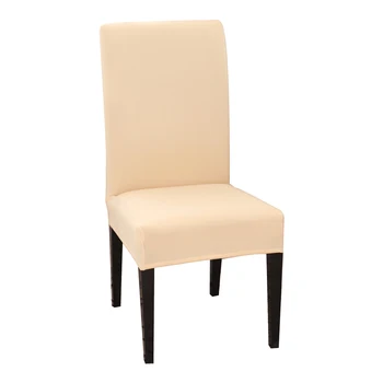 1/4/6PCS Chair Cover Modern Cream Color Chair Cover Spandex Stretch Elastic Chair Covers Dining Seat Cover In Stock 
1/4/6PCS Chair Cover Modern Cream Color Chair Cover Spandex Stretch Elastic Chair Covers Dining Seat Cover In Stock