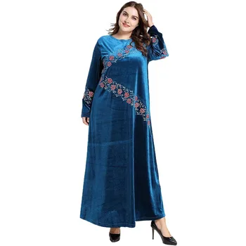Velvet Winter Dresses Dubai Abaya Kimono Muslim Long Dress Abayas Islamic Clothing Women Caftan Kaftan Ethnic Embroidery Robe
Velvet Winter Dresses Dubai Abaya Kimono Muslim Long Dress Abayas Islamic Clothing Women Caftan Kaftan Ethnic Embroidery Robe