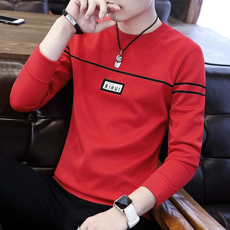 Spring 2019 A new long-sleeved t-shirt for men and a Korean version of the fashion jacket for young people trousers wholesale
Spring 2019 A new long-sleeved t-shirt for men and a Korean version of the fashion jacket for young people trousers wholesale