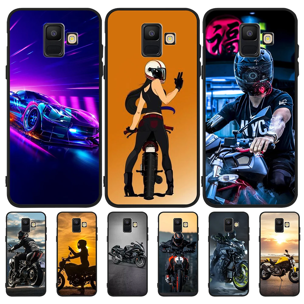 Мотоциклетный чехол для Samsung Galaxy A3 A5 A6 A7 A8 A9 A10 A20E A30 A40 A50 A70 A80 J3 J4 J5 J6 J7 J8 Plus 2018 |