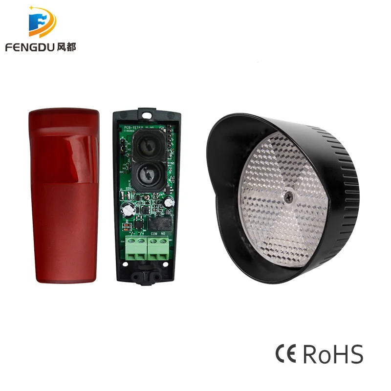 AC/DC12-24V Infrared Reflex Light Barrier Sensor Detector Reflective photoelectric switch 12m detect area For Sliding Swing Gate
AC/DC12-24V Infrared Reflex Light Barrier Sensor Detector Reflective photoelectric switch 12m detect area For Sliding Swing Gate