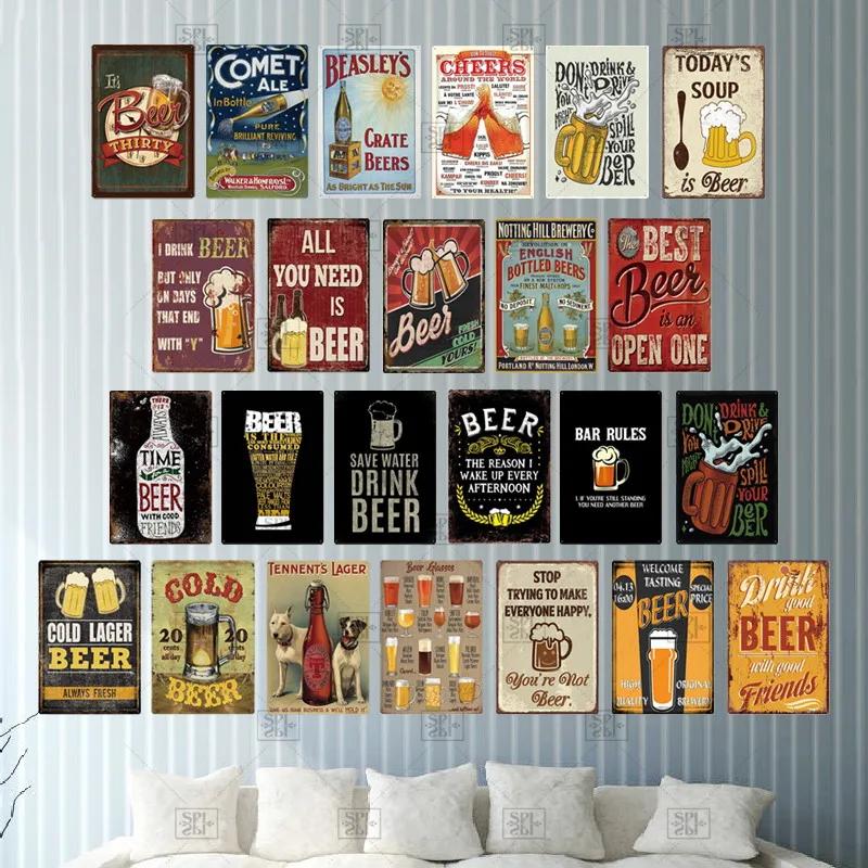 All You Need Is Beer Lettering Retro Pattern Bar Metal Sign Plaque Tin Sign Metal Plate Wall Art Deco Club Decoration Board
All You Need Is Beer Lettering Retro Pattern Bar Metal Sign Plaque Tin Sign Metal Plate Wall Art Deco Club Decoration Board