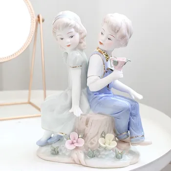 EUROPEAN CUTE GIRL AND BOY ART SCULPTURE PORCELAIN COUPLES FIGURE FIGURINE CHARACTER STATUE CERAMICS CRAFT HOME DECORATION R5271
EUROPEAN CUTE GIRL AND BOY ART SCULPTURE PORCELAIN COUPLES FIGURE FIGURINE CHARACTER STATUE CERAMICS CRAFT HOME DECORATION R5271
