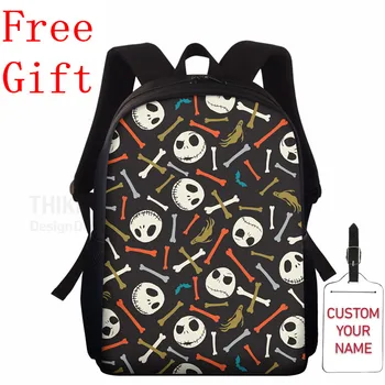 Nightmare Before Christmas Eve Pattern School Bag For Kids Backpacks Halloween Gift Childrens Durable Book Bags Mochila Escolar 
Nightmare Before Christmas Eve Pattern School Bag For Kids Backpacks Halloween Gift Childrens Durable Book Bags Mochila Escolar