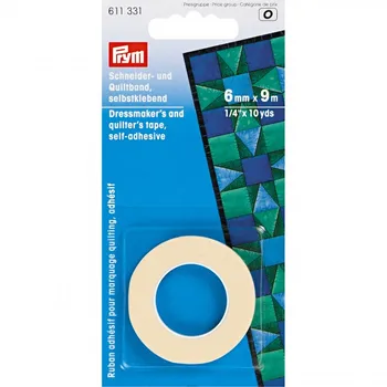 prym 611331Dressmaker's Quilter's Tape 6 mmx9 m 
prym 611331Dressmaker's Quilter's Tape 6 mmx9 m