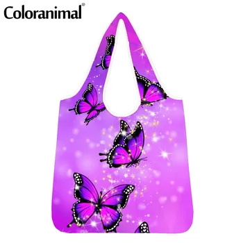Coloranimal Brand Design Pretty Butterfly Pattern Women Tote Shopping Bags Large Eco-Friendly Bags Female Protable Grocery Bags
Coloranimal Brand Design Pretty Butterfly Pattern Women Tote Shopping Bags Large Eco-Friendly Bags Female Protable Grocery Bags