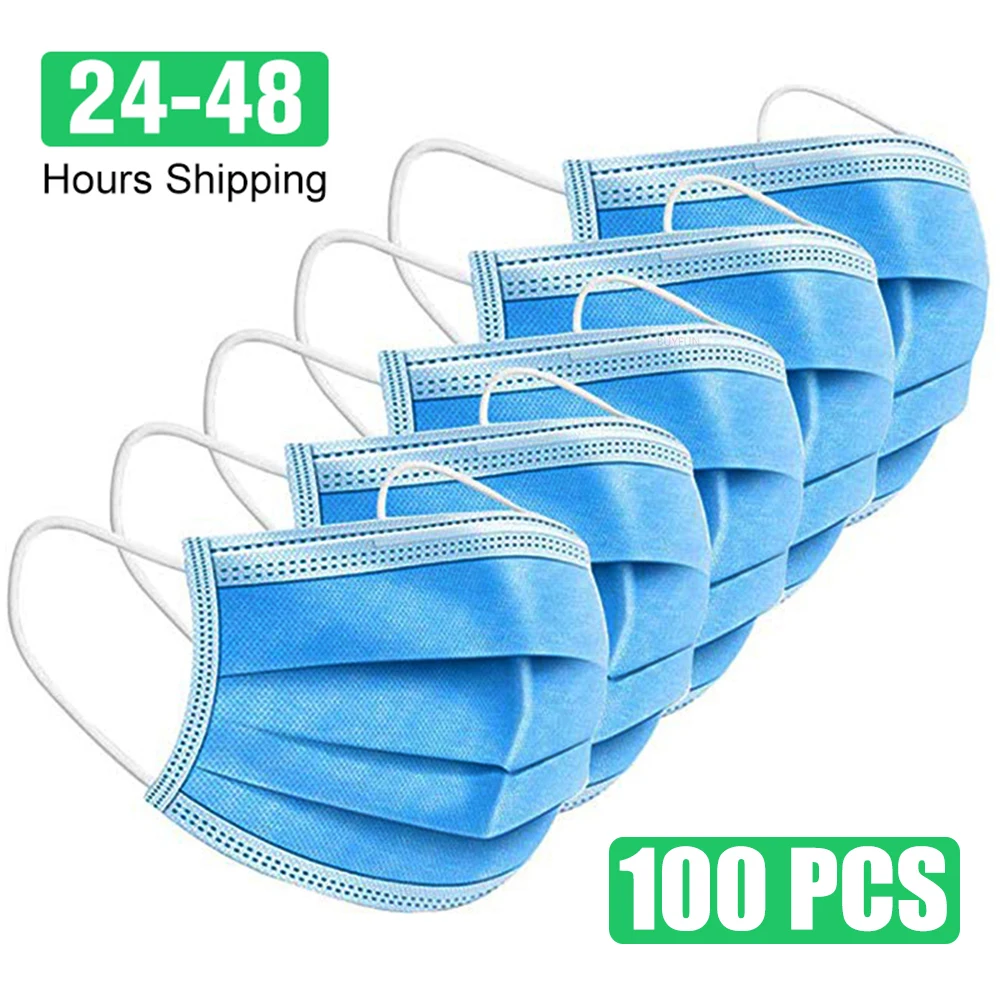 100pcs Disposable Non-Woven Hygiene Face Masks 3 Layer Safely Mask PM2.5 Anti Dust Adult Filter Masque Mouth
100pcs Disposable Non-Woven Hygiene Face Masks 3 Layer Safely Mask PM2.5 Anti Dust Adult Filter Masque Mouth