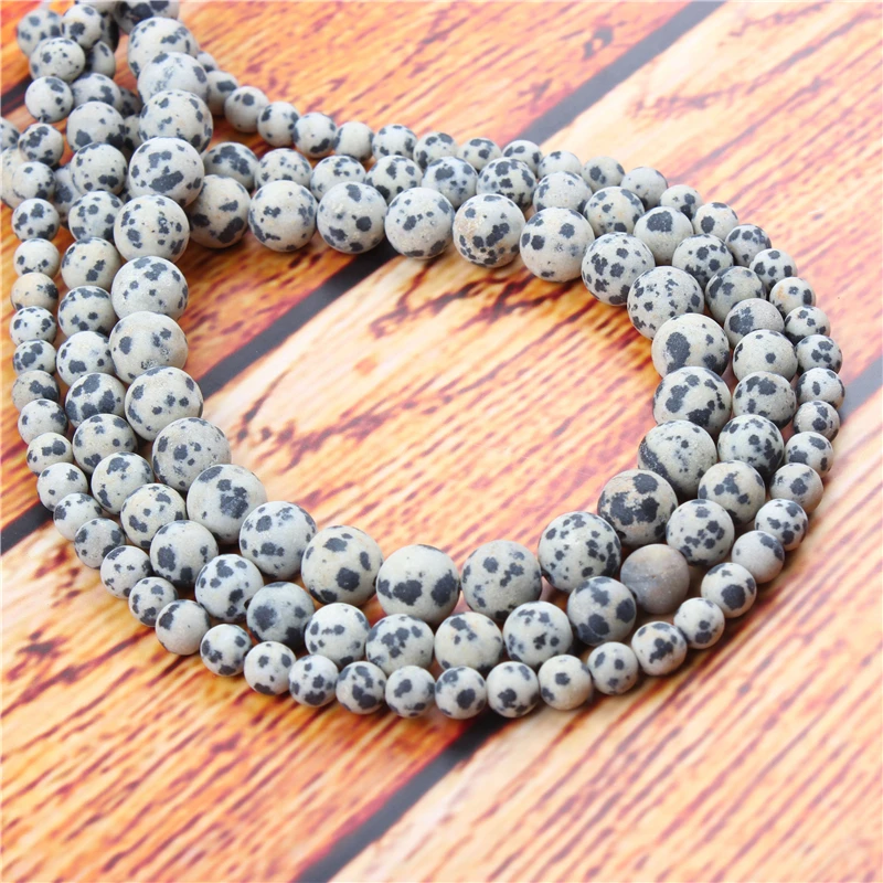 Frosted Spots Natural Stone Bead Round Loose Spaced Beads 15 Inch Strand 4/6/8/10/12mm For Jewelry Making DIY Bracelet
Frosted Spots Natural Stone Bead Round Loose Spaced Beads 15 Inch Strand 4/6/8/10/12mm For Jewelry Making DIY Bracelet