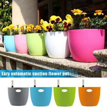 Planter Flower Pot with Water Level Indicator Modern Style Automatic Self Watered JS23
Planter Flower Pot with Water Level Indicator Modern Style Automatic Self Watered JS23