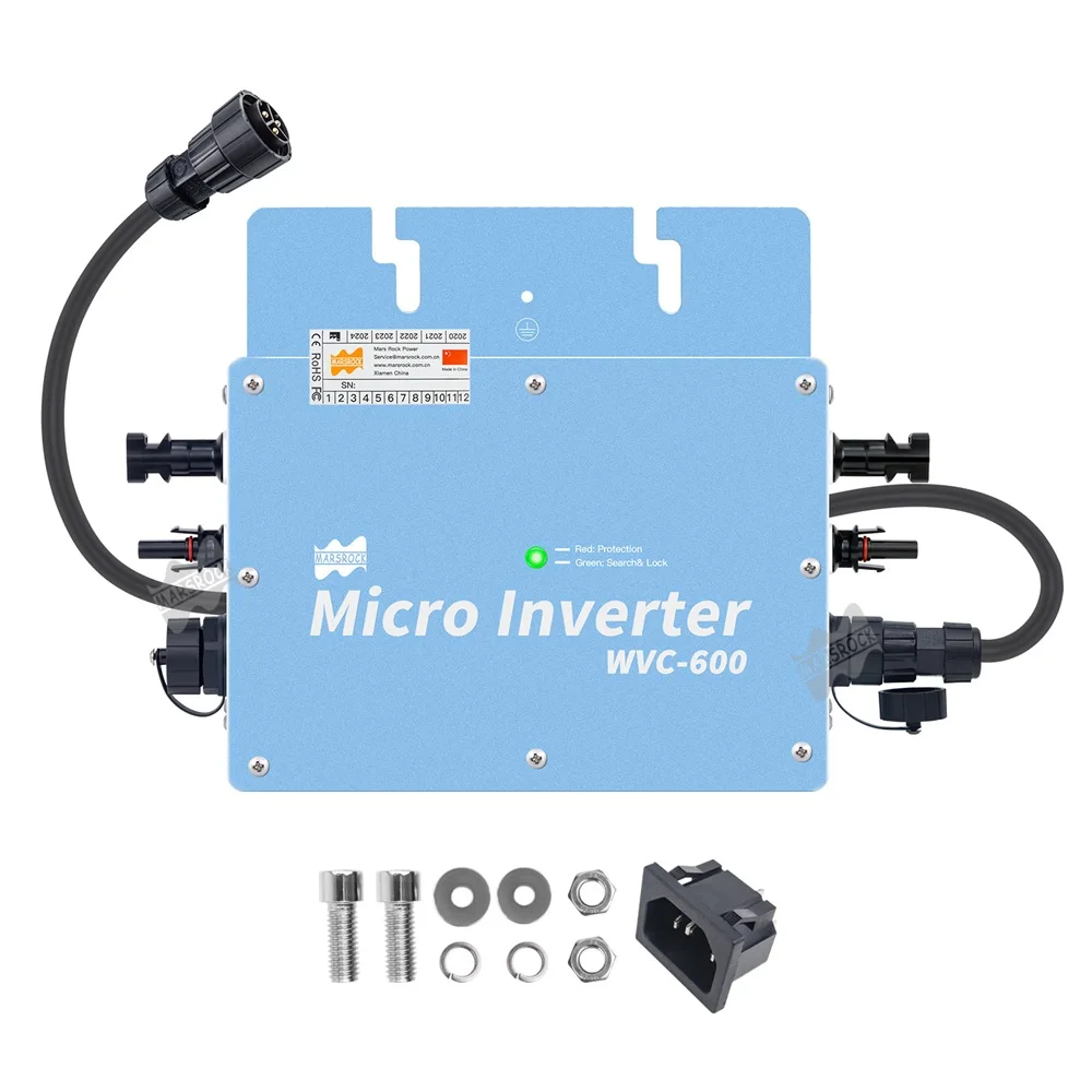 

600W Grid Tie Inverter Inversor solar Micro Pure Sine MPPT 22-50V DC to AC 120V 230V Max 2 PCS 330W Solar Panel IP65