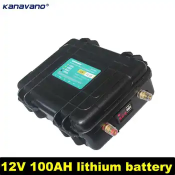 12V100AH lithium battery pack rechargeable battery high-capacity binding posts are used for ships and starting cars send charger
12V100AH lithium battery pack rechargeable battery high-capacity binding posts are used for ships and starting cars send charger