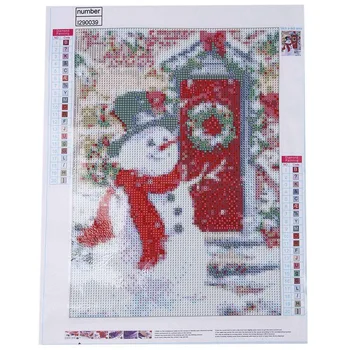 New 5D Diamond Embroidery Full Round Rhinestones Snowman Diamond Mosaic Layout Cross Stitch Kit Landscape Diamond Art
New 5D Diamond Embroidery Full Round Rhinestones Snowman Diamond Mosaic Layout Cross Stitch Kit Landscape Diamond Art