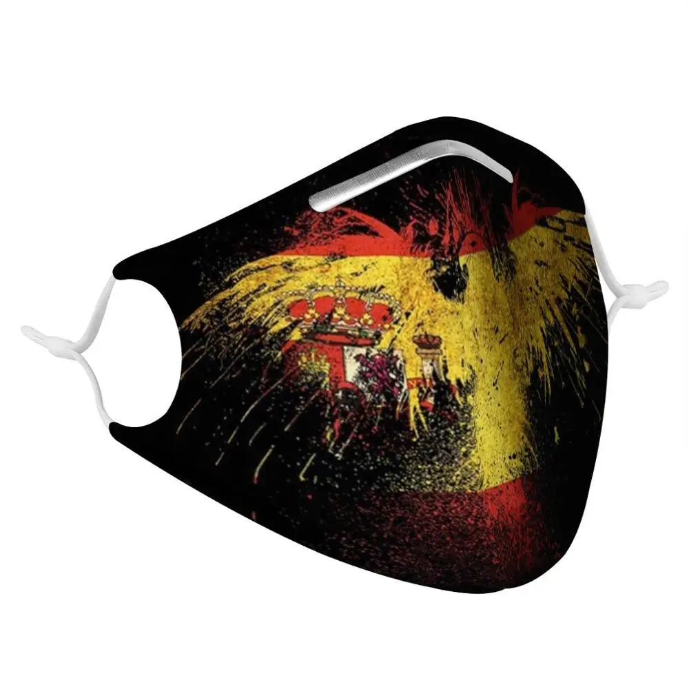 Flaming Phenix Spanish Flag 3D Printing Image 4Pcs Filter Masks Carbon Insert Anti-dust Reusable Mask Rise From The Ashes Spain
Flaming Phenix Spanish Flag 3D Printing Image 4Pcs Filter Masks Carbon Insert Anti-dust Reusable Mask Rise From The Ashes Spain