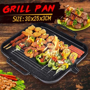 Non-Stick Steak Frying Pan Cast Aluminum Alloy Steak Grill Pans Kitchen Fry Cooking Steak BBQ Pan For Induction Gas Cooker
Non-Stick Steak Frying Pan Cast Aluminum Alloy Steak Grill Pans Kitchen Fry Cooking Steak BBQ Pan For Induction Gas Cooker