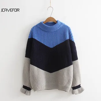 Winter Women Fashion Pull Sweaters Loose Jumpers Pullovers Knitting Pullovers Thick Christmas Sweater
Winter Women Fashion Pull Sweaters Loose Jumpers Pullovers Knitting Pullovers Thick Christmas Sweater