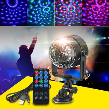 Mini RGB LED Stage Light 3W Remote Controls Light Disco Ball Lights LED Party Lamp Show Stage Lighting Effect USB Powered DV 5V
Mini RGB LED Stage Light 3W Remote Controls Light Disco Ball Lights LED Party Lamp Show Stage Lighting Effect USB Powered DV 5V